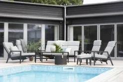 Belfort fotpall Svart/Pearl Grey