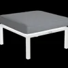Belfort fotpall Vit/Pearl grey