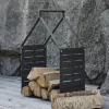Belfort vedkorg Svart