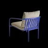 Bendt fåtölj Indigo Blue/Teddy Beige