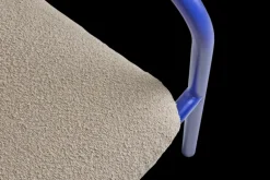 Bendt fåtölj Indigo Blue/Teddy Beige