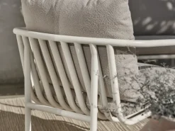 Bendt fåtölj Pearl White/Teddy Beige