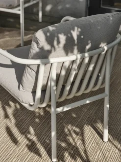 Bendt fåtölj Pearl White/Teddy Beige