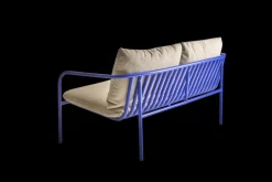 Bendt 2-sitssoffa Indigo Blue/Teddy Beige