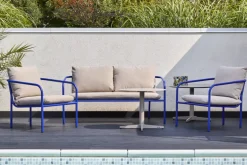 Bendt 2-sitssoffa Indigo Blue/Teddy Beige
