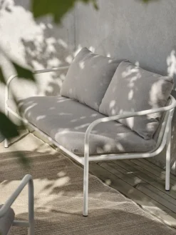 Bendt 2-sitssoffa Pearl White/Teddy Beige