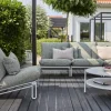 Blixt loungefåtölj Light Grey/Teddy Verde
