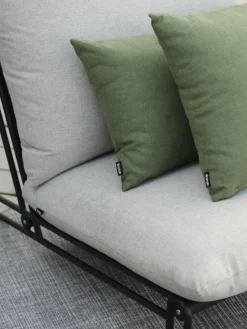 Blixt loungefåtölj Svart/Cley beige