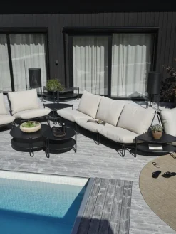 Blixt soffbord Svart