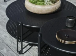 Blixt soffbord Svart