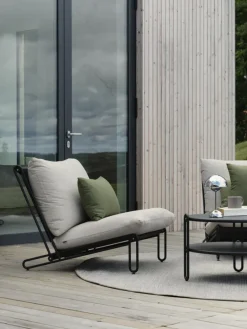 Blixt soffbord Svart