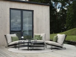 Blixt soffbord Svart