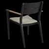 Chios karmstol Svart/Ash