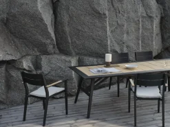Chios karmstol Svart/Ash