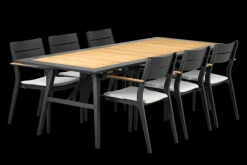 Chios karmstol Svart/Ash