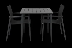 Delia karmstol Antracit/svart