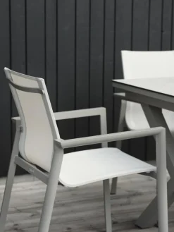 Delia karmstol Khaki/Off-white