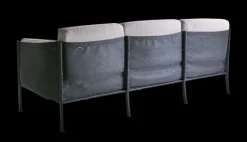 Delux 3-sitssoffa Black/Teddy Beige