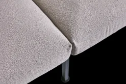 Delux 3-sitssoffa Black/Teddy Beige