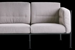 Delux 3-sitssoffa Black/Teddy Beige