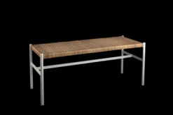 DK bänk Light Grey/Natur