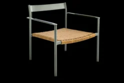 DK loungefåtölj Dusty Green/Natur