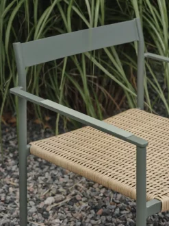 DK loungefåtölj Nordic Green/Natur