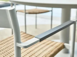DK matstol Dusty Green/Natur