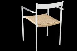 DK matstol Light Grey/Natur