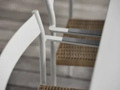 DK matstol Light Grey/Natur