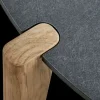 Domino soffbord Antracit/Teak