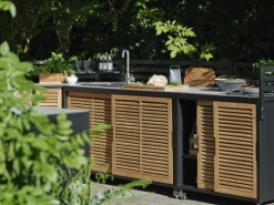 Fornax utekök Svart/teak