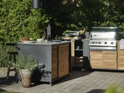 Fornax utekök Svart/teak