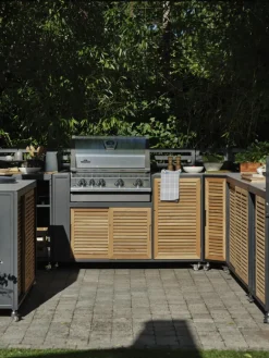 Fornax utekök Svart/teak