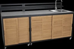 Fornax utekök Svart/teak