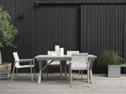 Hillmond matbord Khaki/Terrazzo