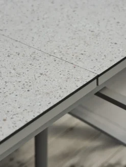Hillmond matbord Khaki/Terrazzo