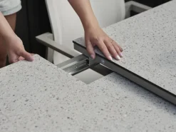 Hillmond matbord Khaki/Terrazzo