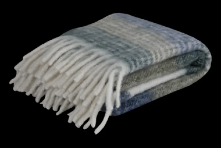 Honung pläd Grön