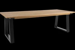 Laurion matbord Svart/teak