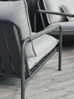 Lerberget fåtölj Antracit/Ash