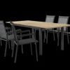 Lyon & Avanti matgrupp svart/teak