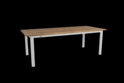 Lyon matbord Light Grey/Teak