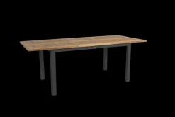 Lyon matbord Svart/teak