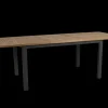Lyon matbord Svart/teak