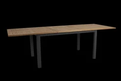 Lyon matbord Svart/teak