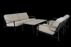 Lyra 2,5-sits soffa Svart/Sand