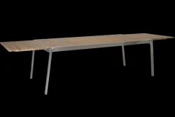 Naos matbord Rostfritt stål/teak