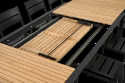 Naos matbord Svart/teak