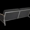 Naos 2,5-sits soffa Rostfritt stål/Nearly black